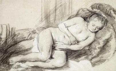 Liegender weiblicher Akt